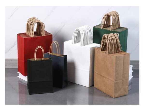 Colorful kraft paper bags - Image 2