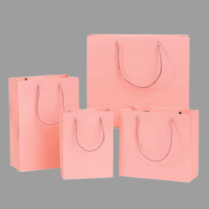 Eco-friendly kraft paper shopping bags