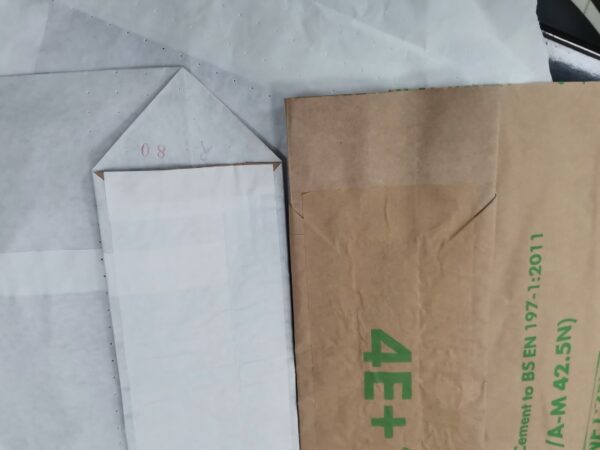 Kraft industrial paper sacks