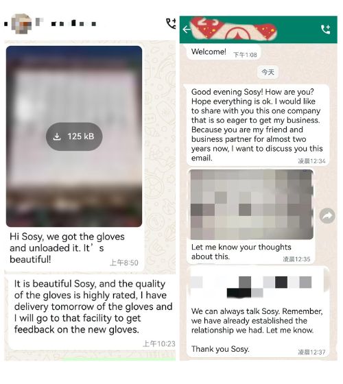 customer's feedback of paper shoping bag