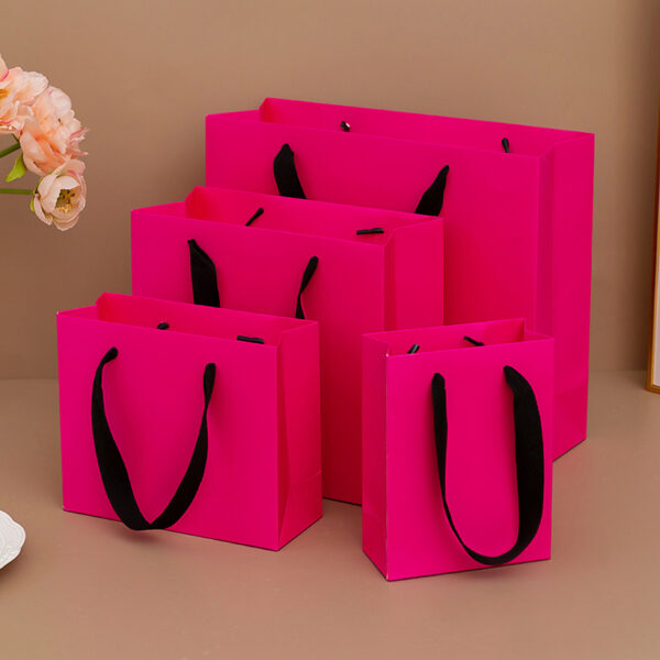 Wholesale custom paper shopping bags with logo - Image 2