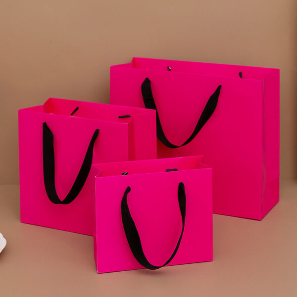 Wholesale custom paper shopping bags with logo