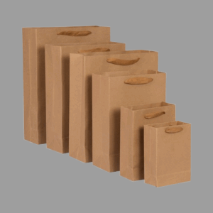 Custom kraft paper shopping bags