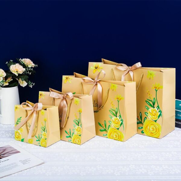 Personalized kraft paper gift bags - Image 4