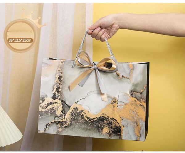 Custom kraft paper gift bags - Image 3