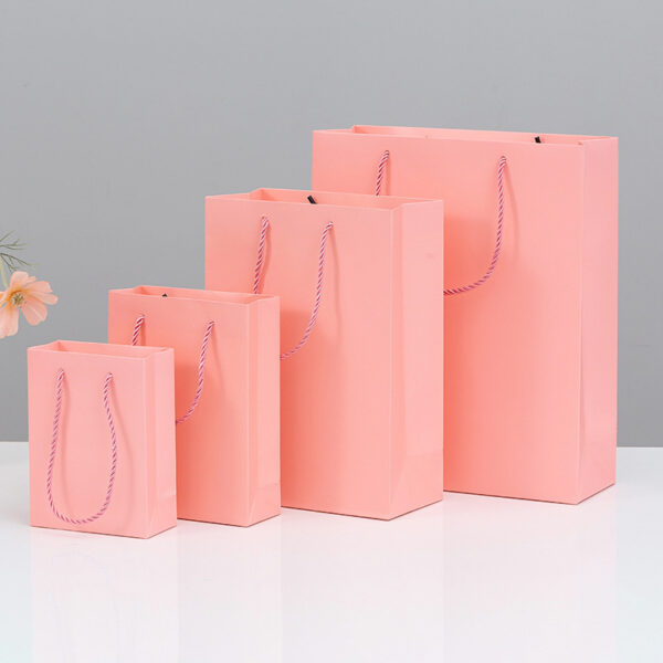 Eco-friendly kraft paper shopping bags - Image 3