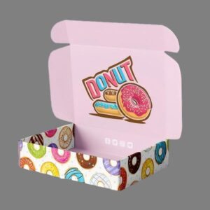 Folable food grade donut box packaging