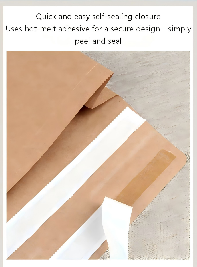 Self-sealing Logistics Courier Paper Bag - Image 4